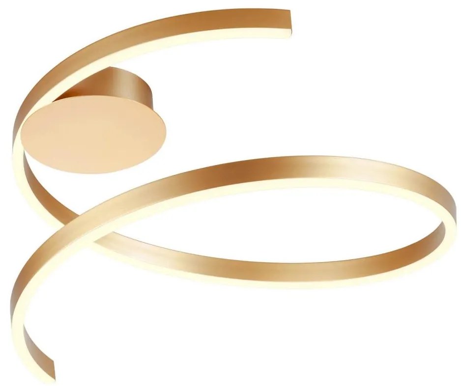 Redo 01-4011 - LED stmievateľné stropné svietidlo SCROLL LED/38W/230V zlaté