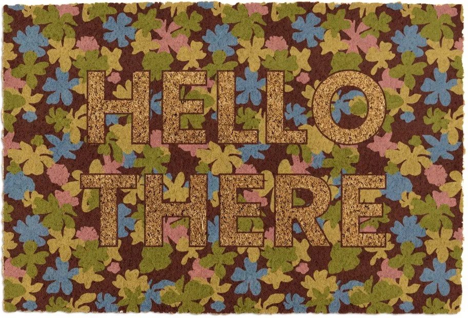 Rohožka z kokosového vlákna 40x60 cm Hello There – Artsy Doormats