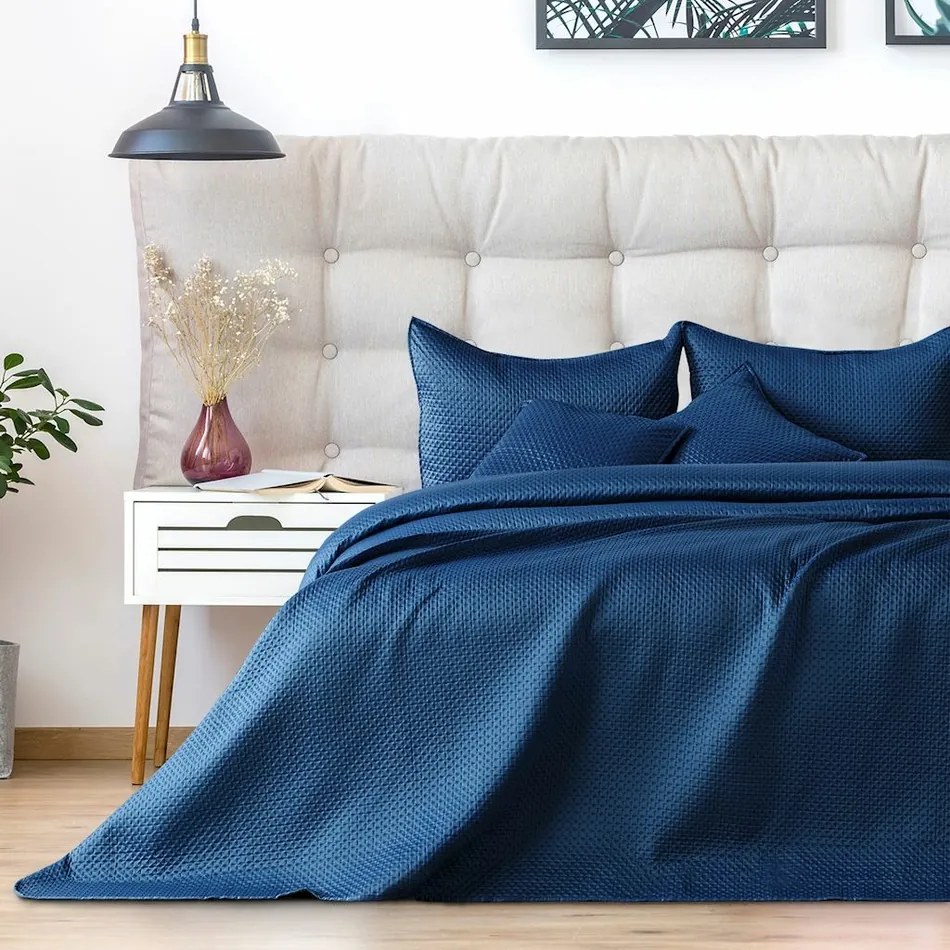 Restilo Prehoz na posteľ Carmen darkblue, 220 x 240 cm