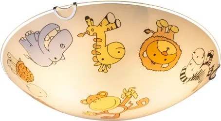 Stropné detské osvetlenie Kiddy 30 cm, zvieratká%