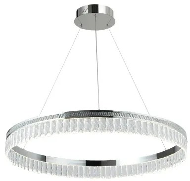 LED stmievateľný krištáľový luster na lane THALIA LED/55W/230V 3000-6000K + diaľkové ovládanie