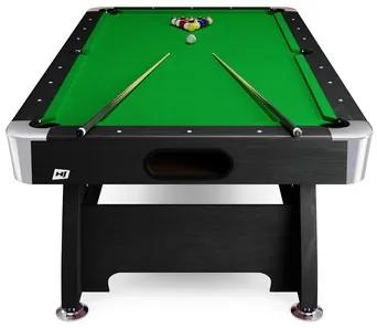 Hop-Sport Biliardový stôl Vip Extra 9 FT čierno/zelený