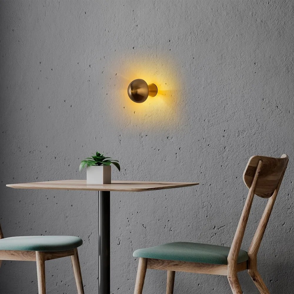 Nástenné svietidlo v bronzovej farbe ø 12 cm Fungal – Opviq lights