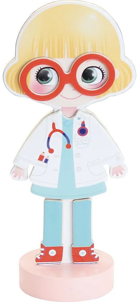 Vilac Magnetické obliekacie puzzle dizajnérka Mia