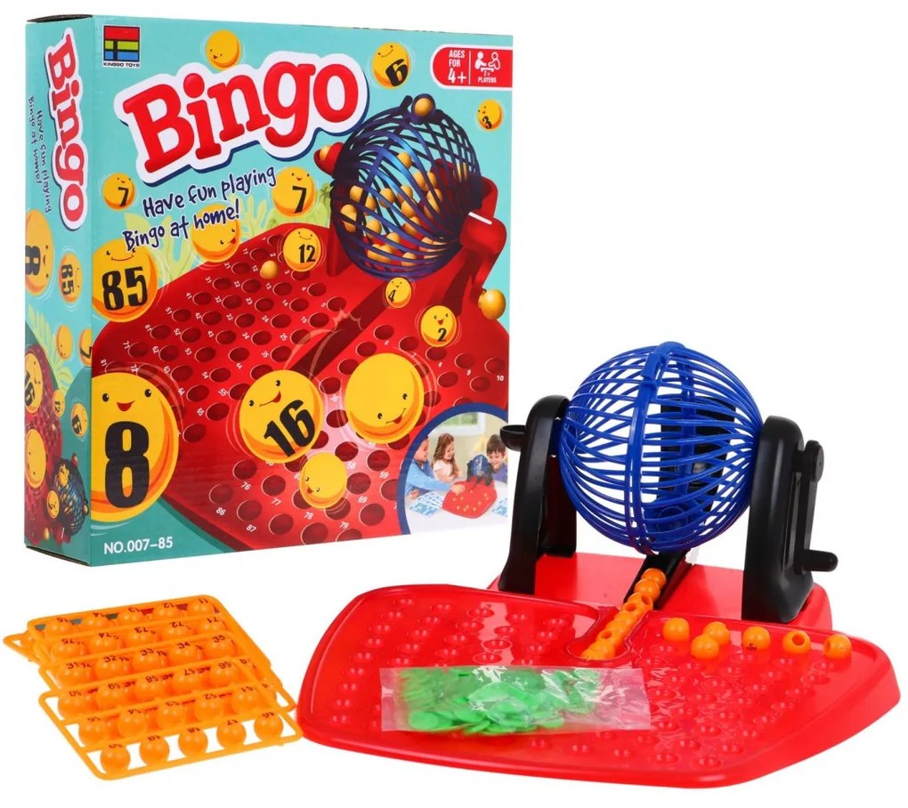 Lotériova hra Bingo pre deti 4+ číselná lotéria ZGR.007-85