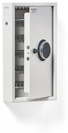 Skrinka na kľúče MORTON, 100 háčikov, kódový zámok, 550x300x100 mm