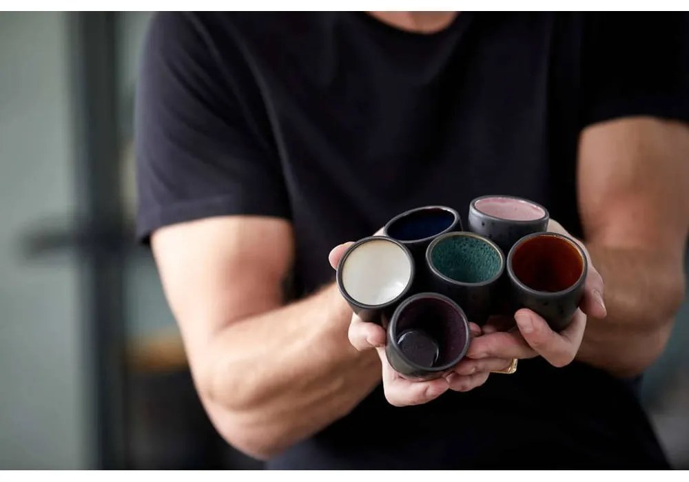 Čierne keramické šálky v súprave 6 ks na espresso 100 ml Gastro Black/Mix – Bitz