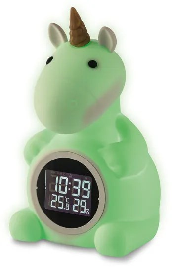 AURIOL® Budík s ukazovateľom ovzdušia miestnosti (jednorožec) (100354175)