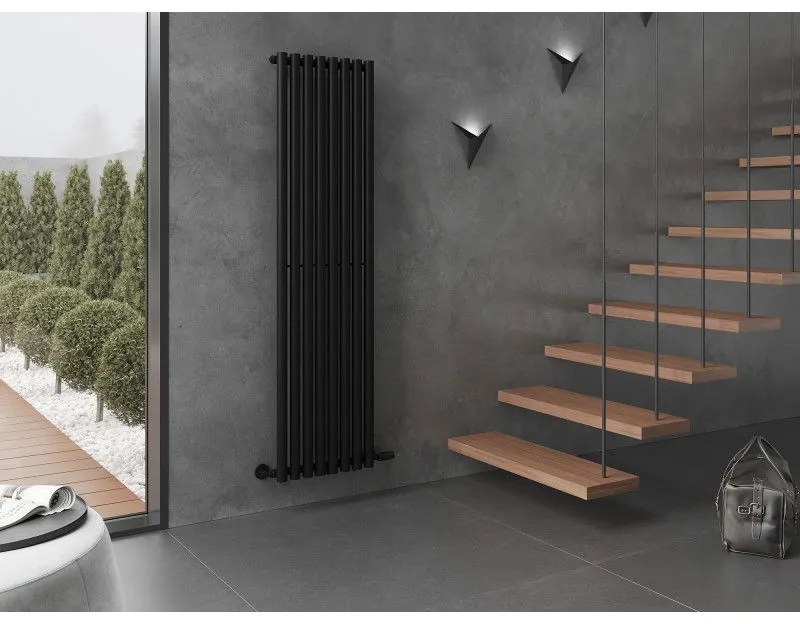 Mexen Nevada, vykurovacie teleso 1800 x 480 mm, 940 W, čierna, W201-1800-480-00-70