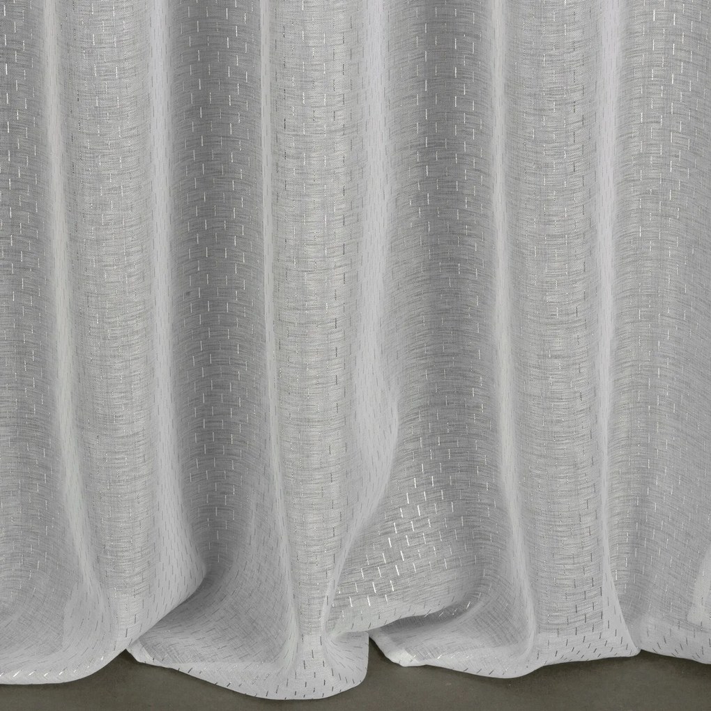 ZÁCLONA NA PÁSKE LOARA 140X270 CM BIELA