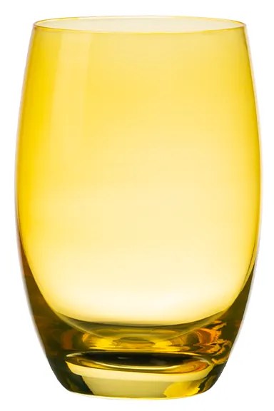 Poháre Tumbler žlté 460 ml 6 ks - Optima Glas Lunasol - 322832