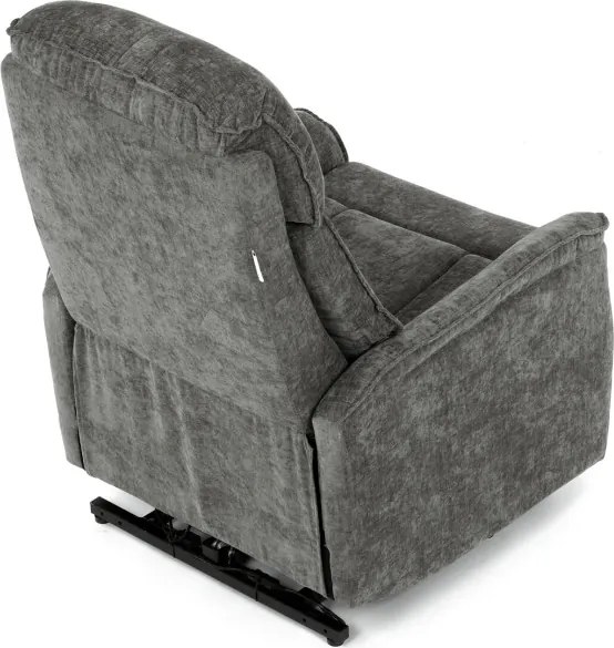 Polohovacie kreslo sivé, elektrické TV-H9727 GREY2