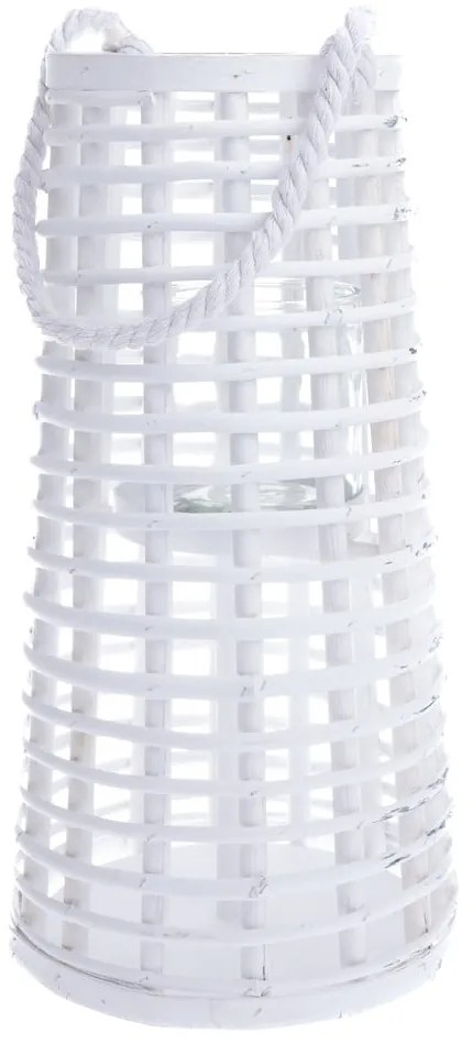 Drevený lampáš (výška 40 cm) – Dakls
