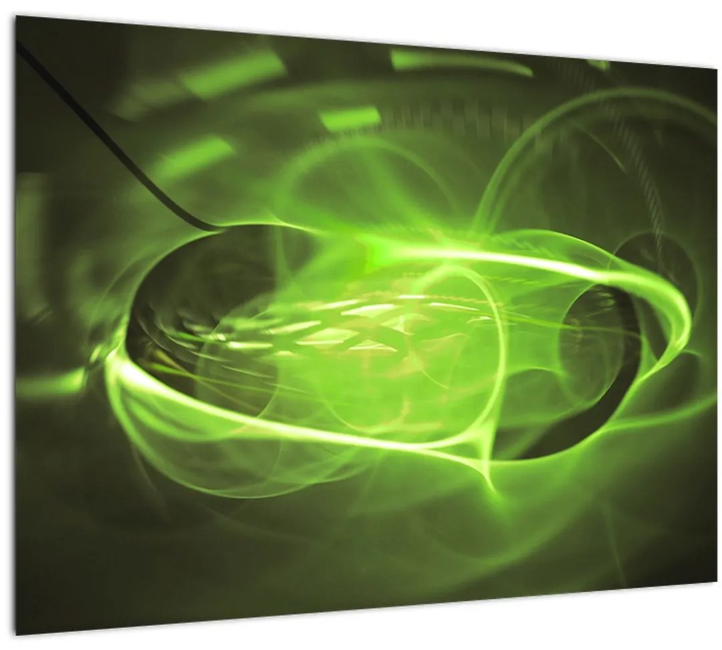 Moderný abstraktný sklenený obraz (70x50 cm)