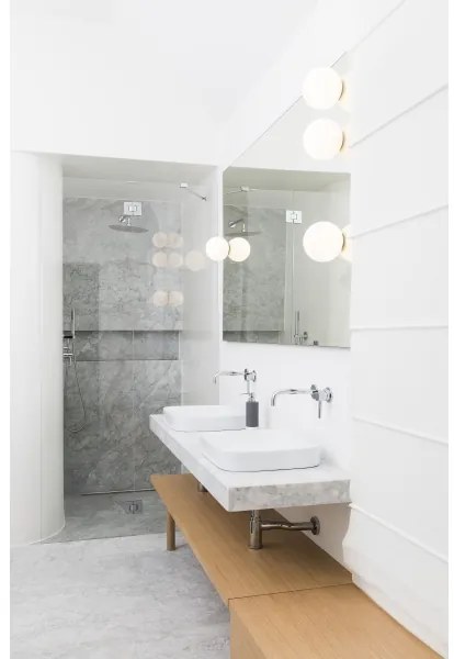 Artemide AR 1039110A - Kúpeľňové stropné svietidlo DIOSCURI 1xE14/6W/230V IP44