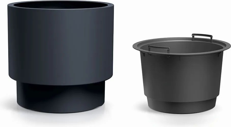 Kvetináč s vložkou HEOSE biely