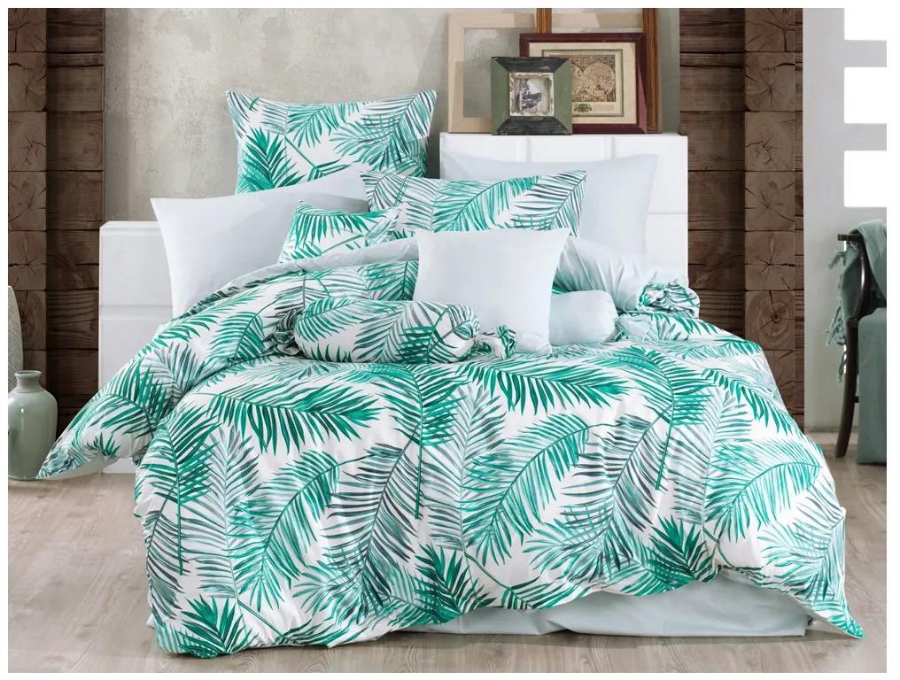 Bavlnené obliečky Palms Zelené 200x220/2x70x90 cm