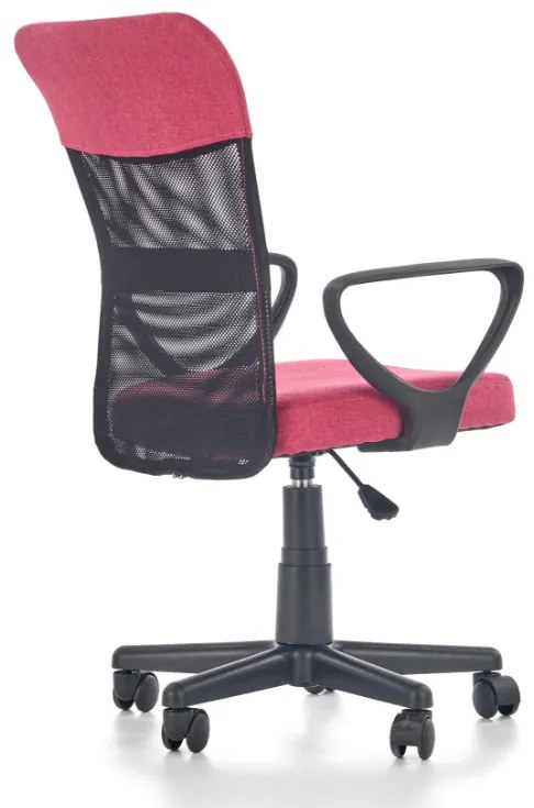 Detská otočná stolička TIMMY růžovočierna