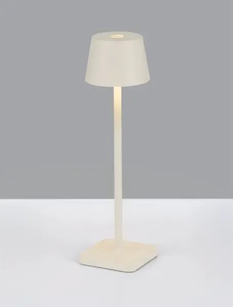 Vonkajšia stolová lampa Deck biela