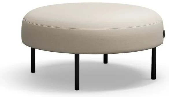 Taburet na nožičkách VARIETY, Ø 900 mm, látka Pod CS, pieskovcová