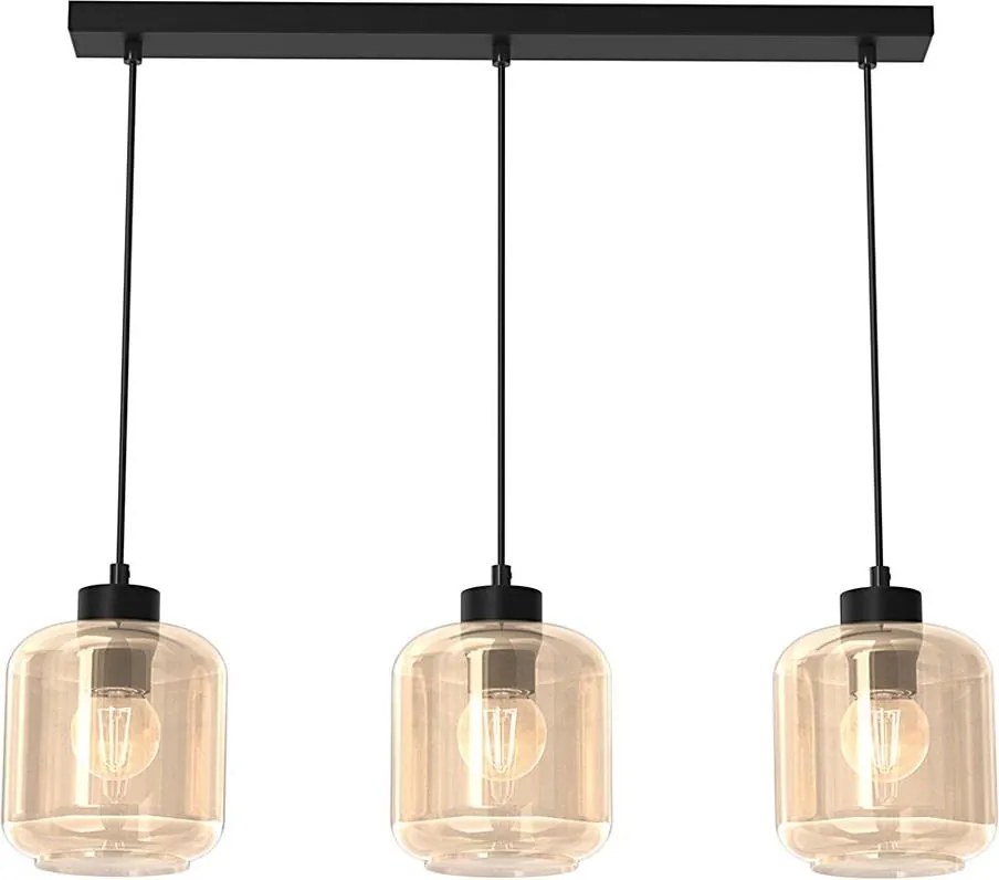 Luster na lanku SOMBRA 3xE27/60W/230V béžová