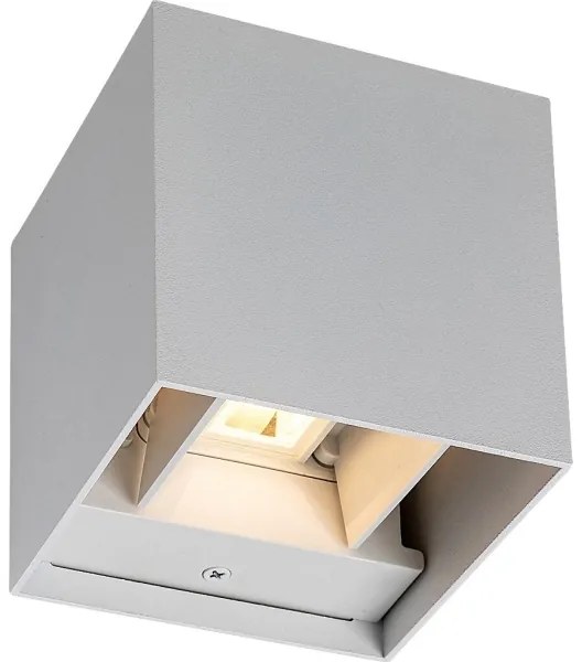 Rabalux 7397 - Vonkajšie nástenné svietidlo SOLIN 1xG9/42W/230V IP54 biela