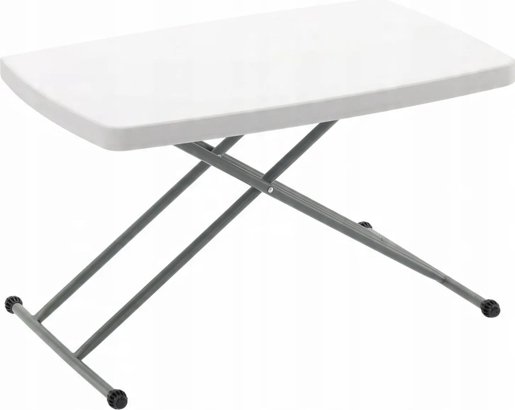 SKLADACÍ TURISTICKÝ/STRAVOVACÍ STÔL 76,5 x 49,5 x 36-71,5 CM NASTAVITEĽNÝ *9613