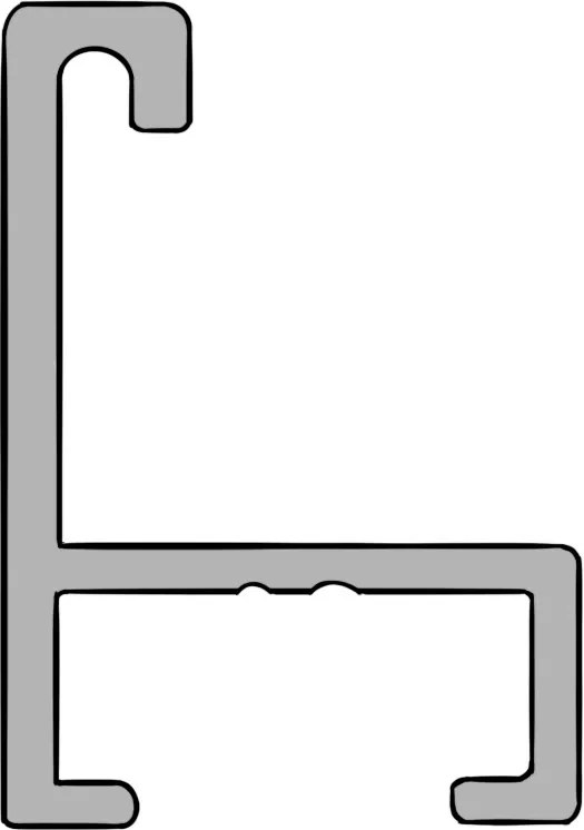 DANTIK rám na obraz 21x29,7 | ALU Černá matná (Sklo Čiré)