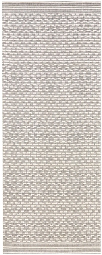 Hanse Home, Kusový koberec Meadow 102467 – na von aj na doma, 80x200, šedá, chodba / predsieň