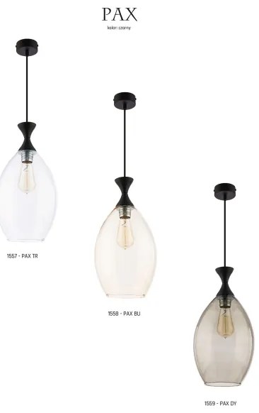 Jupiter 1557 - PAX TR - Závesné svietidlo PAX E27/60W