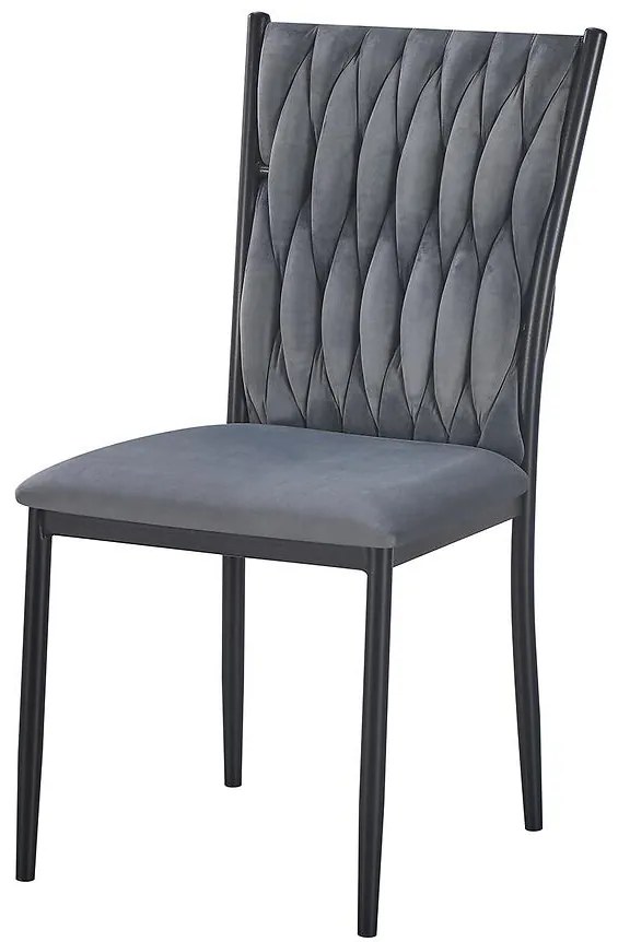 Stolička Glamour 12511 sivá