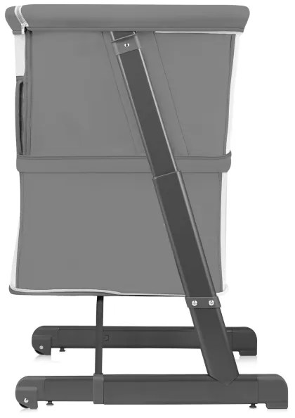 Lionelo - Otroška posteljica 5 v 1 THOMI PLUS Grey Concrete