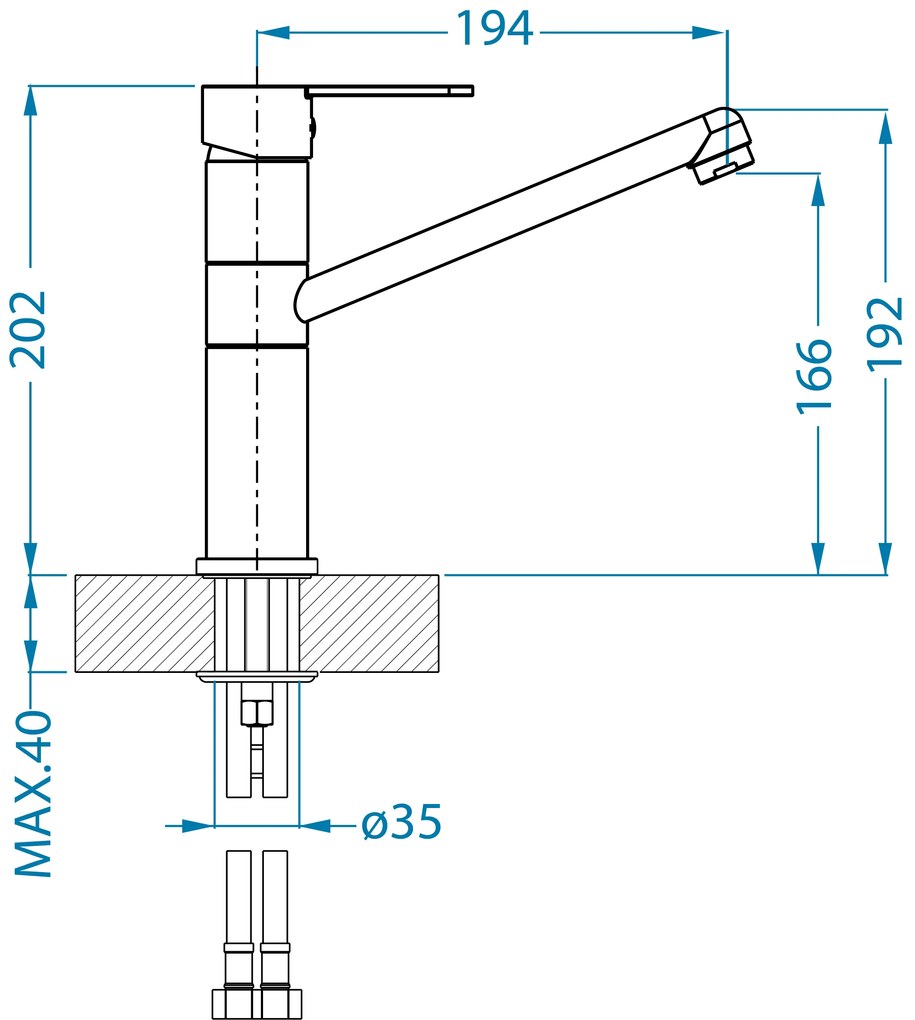 BATERIE ZENIT chrom F