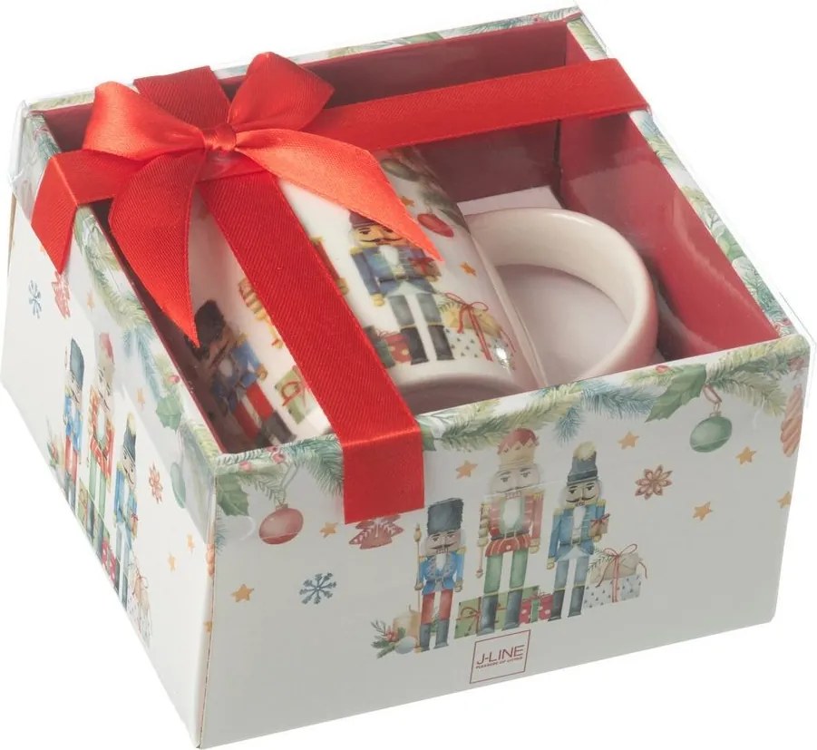 Vianočný hrnček s Luskáčikmi Chris Nuts v darčekovej krabičke - 12*8*9 cm / 350ml
