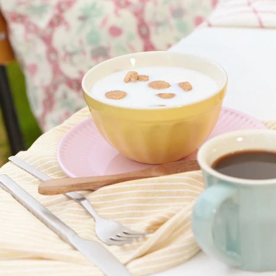 Ib Laursen Miska Mynte keramika žltá 7 x 13 cm