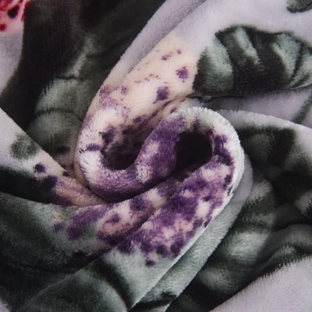 Svetlosivé mikroplyšové obliečky na jednolôžko 140x200 cm Margot – My House