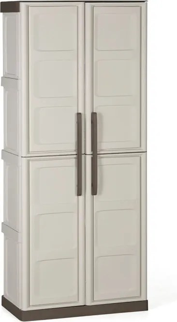 Plastová upratovacia skriňa S Line, 700 x 390 x 1650 mm