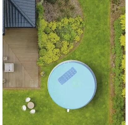Bazén s oceľovou stenou Planet Pool samotný bazén 350 x 90 cm bez príslušenstva antracit/pieskový