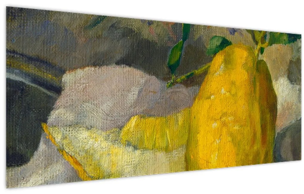 Obraz - French 19th Century, Melon and Lemon, reprodukcia (120x50 cm)