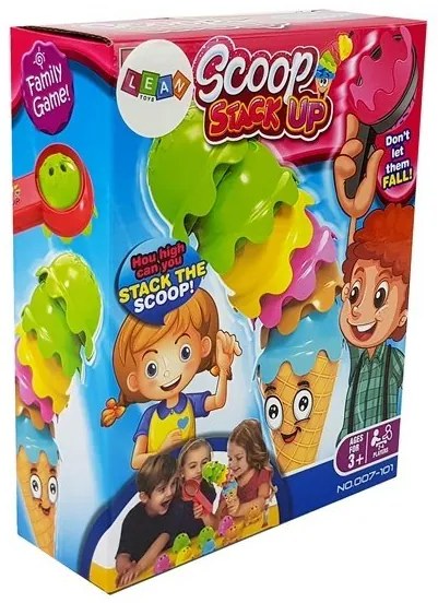 LEAN TOYS Spoločenská hra Zmrzlinová veža