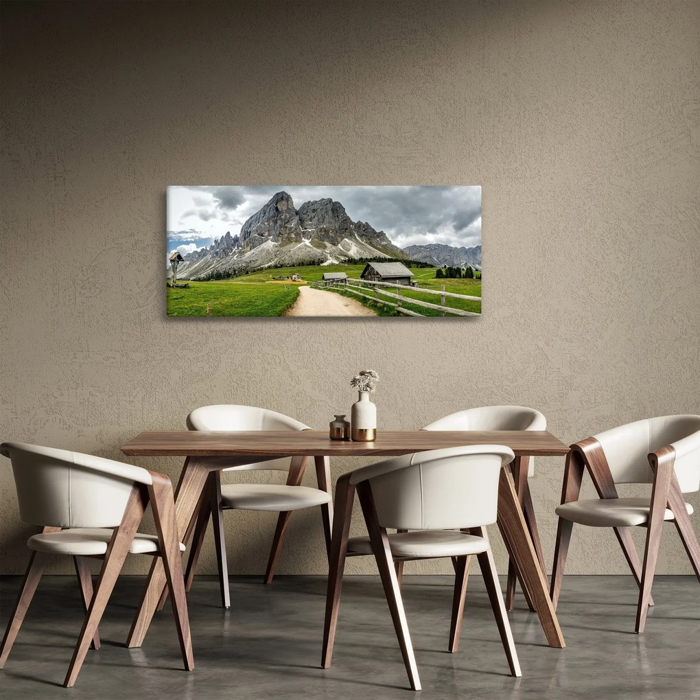Obraz - V rakúskych horách (120x50 cm)