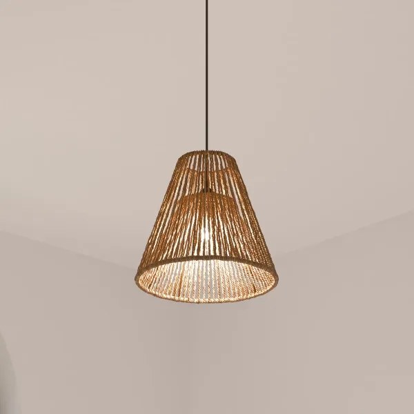 Atmosphera - Luster na lanku GIADA 1xE27/40W/230V juta