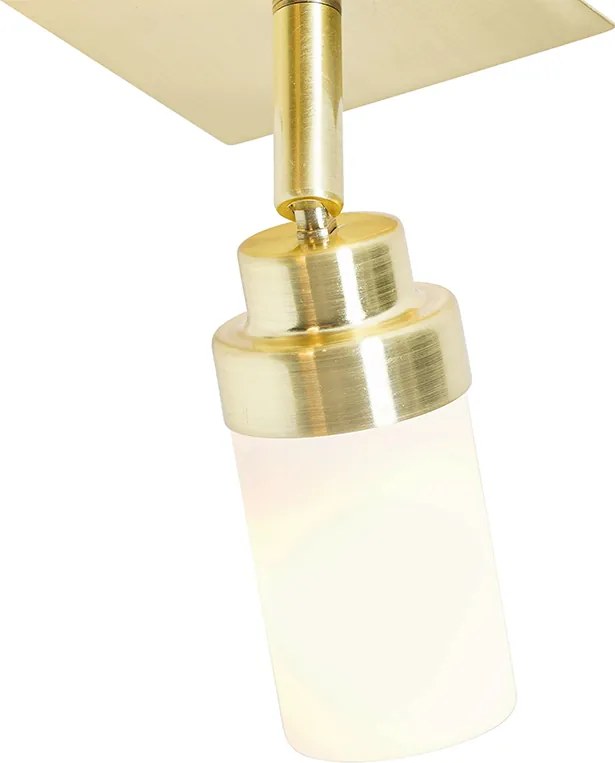 Moderné kúpeľňové bodové svetlo mosadz 2-žiarovkové IP44 - Japie