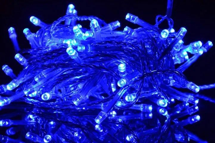 Nexos 818 Vianočné LED osvetlenie 4,5 m - modré, 30 diód
