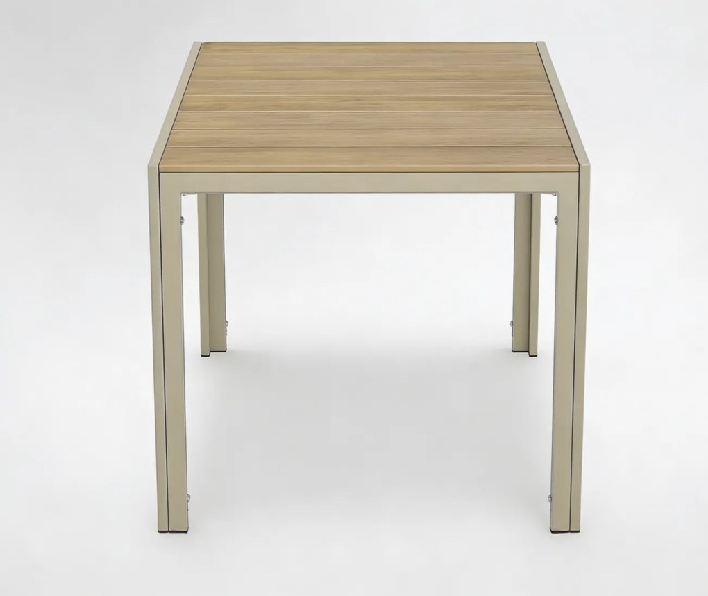 Záhradný stôl Devon 80 cm béžový