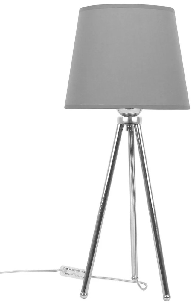 Stolná lampa Milano, 1x textilné tienidlo (výber zo 4 farieb), (výber z 3 farieb konštrukcie)