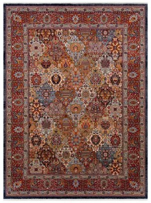 Koberec KESHAN Fredzle, Ornament, ramka orientálny 7576/53511 terakota