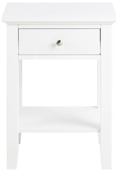 Nočný stolík LARA biela