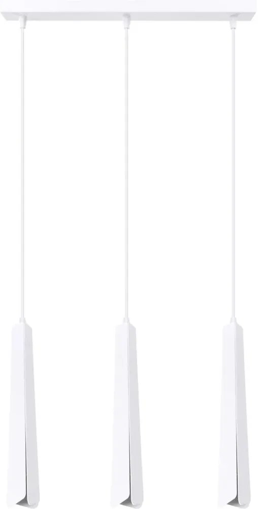 Sollux SL.1399 - Luster na lanku PRYSM 3xG9/8W/230V biela
