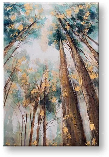 Maľovaný obraz na stenu STROMY 60x90 cm